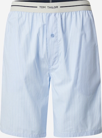 TOM TAILOR Spodnie od piżamy w kolorze niebieski: przód