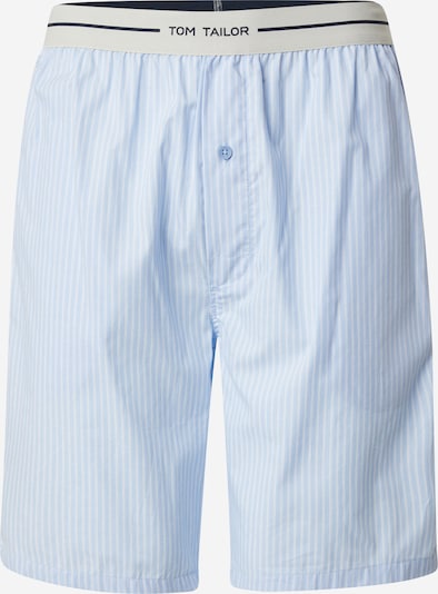 Pižaminės kelnės iš TOM TAILOR, spalva – šviesiai mėlyna / pilka / juoda / balta, Prekių apžvalga