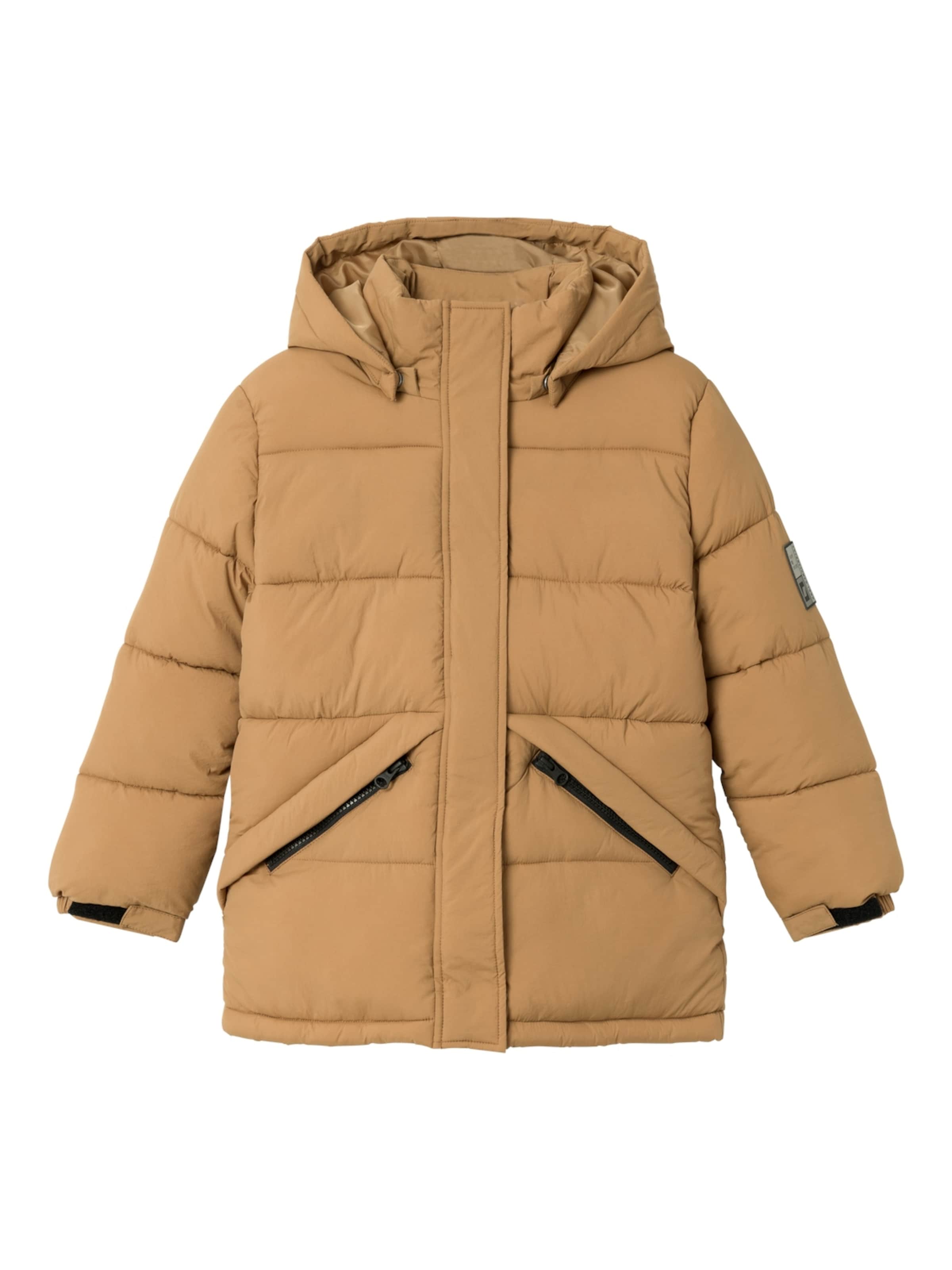 NAME IT Overgangsjakke 'MELBOURNE' i brun: forside