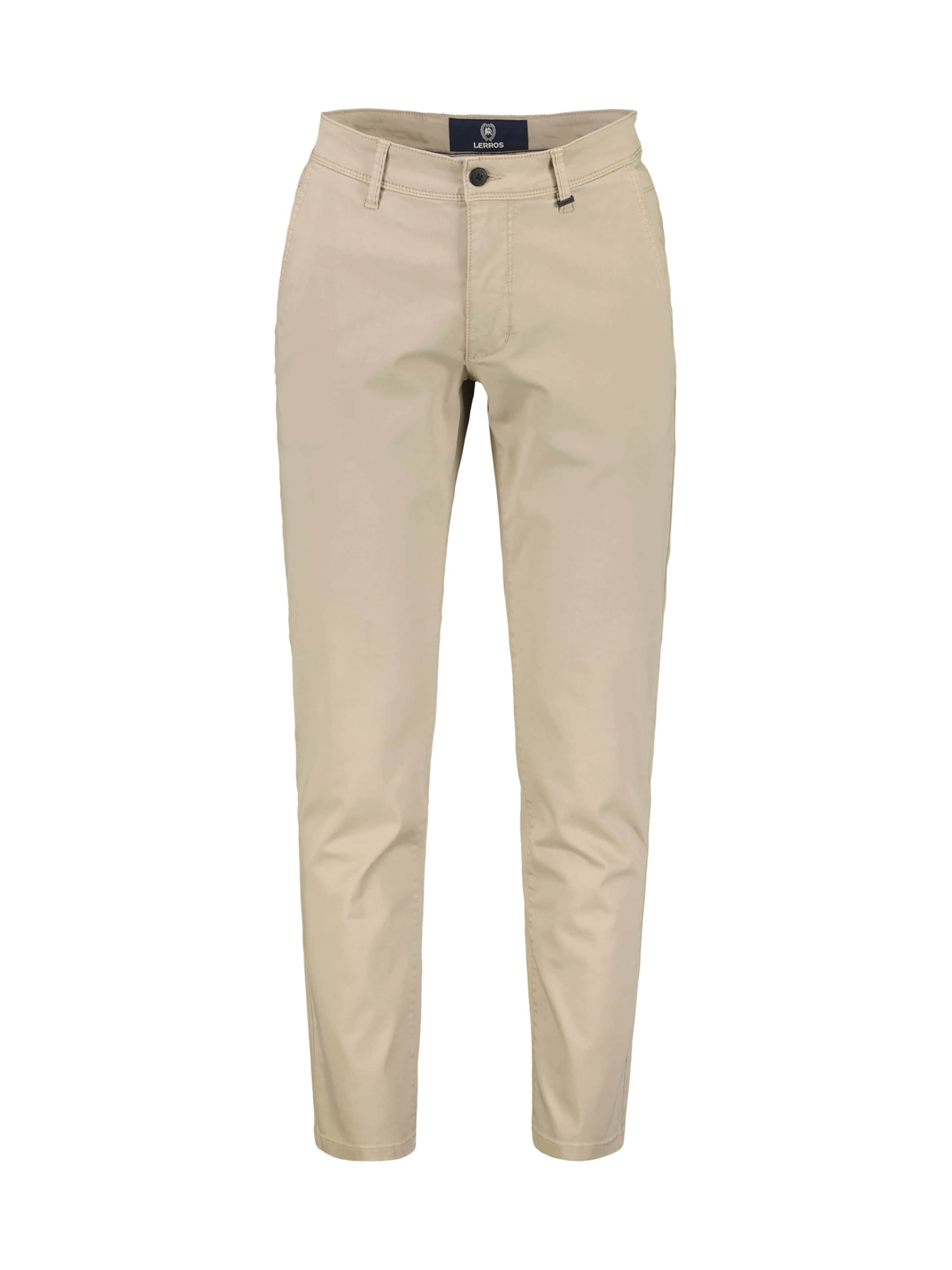 LERROS Slimfit Chinohose in Beige: Vorderseite