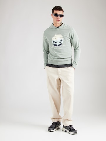 Felpa 'JJPALM' di JACK & JONES in verde