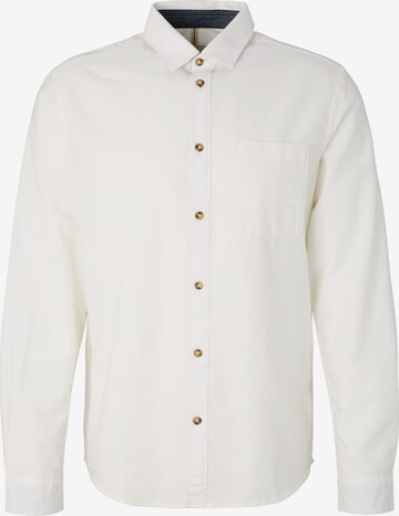 Regular fit Camicia di TOM TAILOR in bianco: frontale