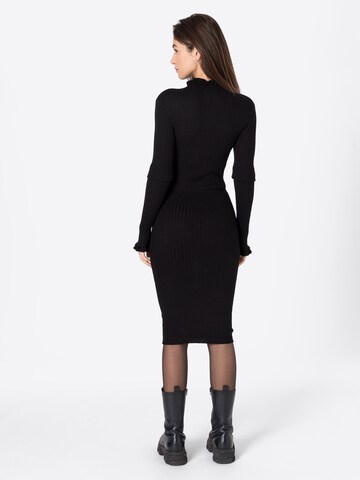 PIECES Knitted dress 'LAISA' in Black