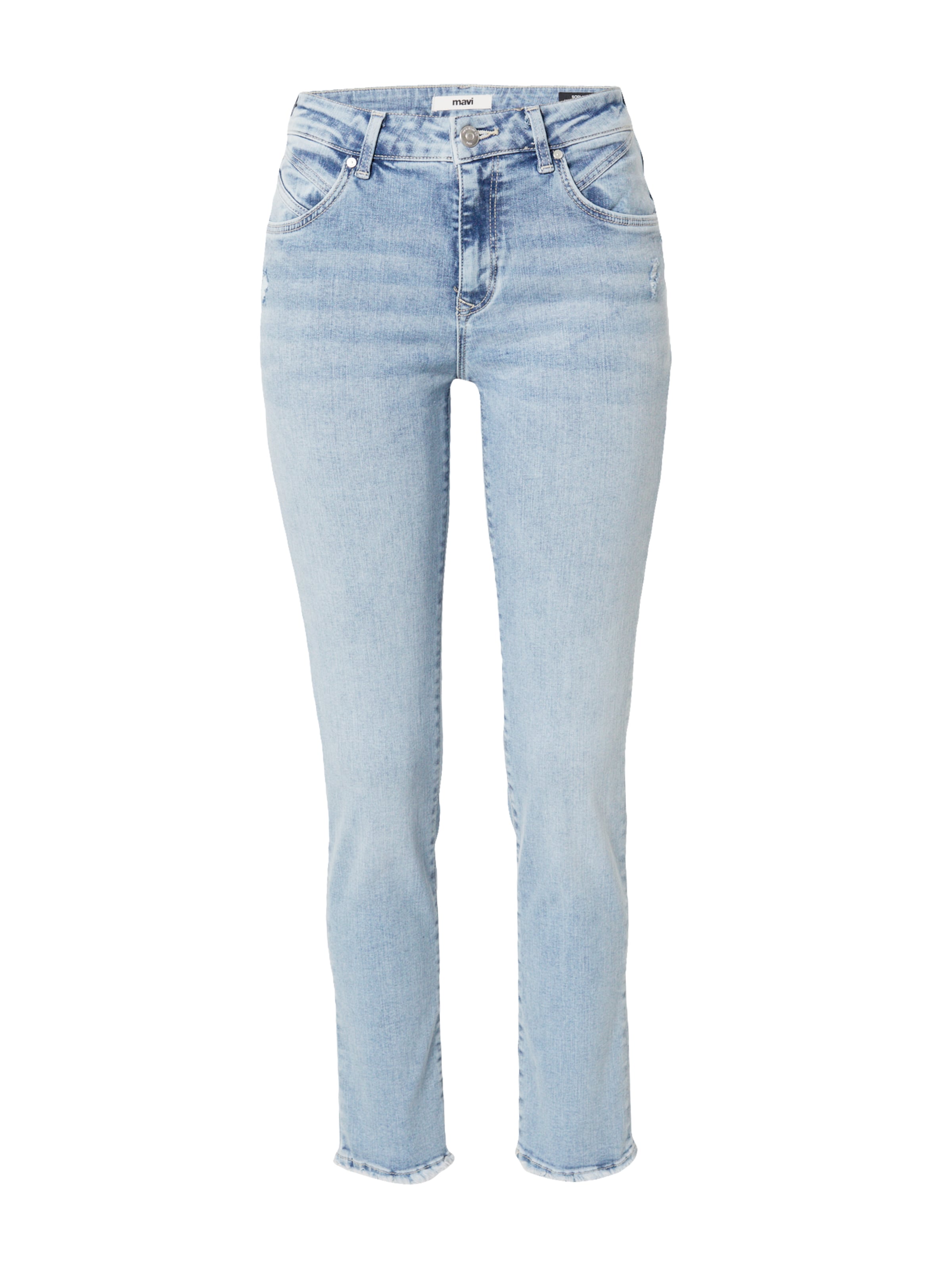 Mavi Skinny Jeans in Blue: front