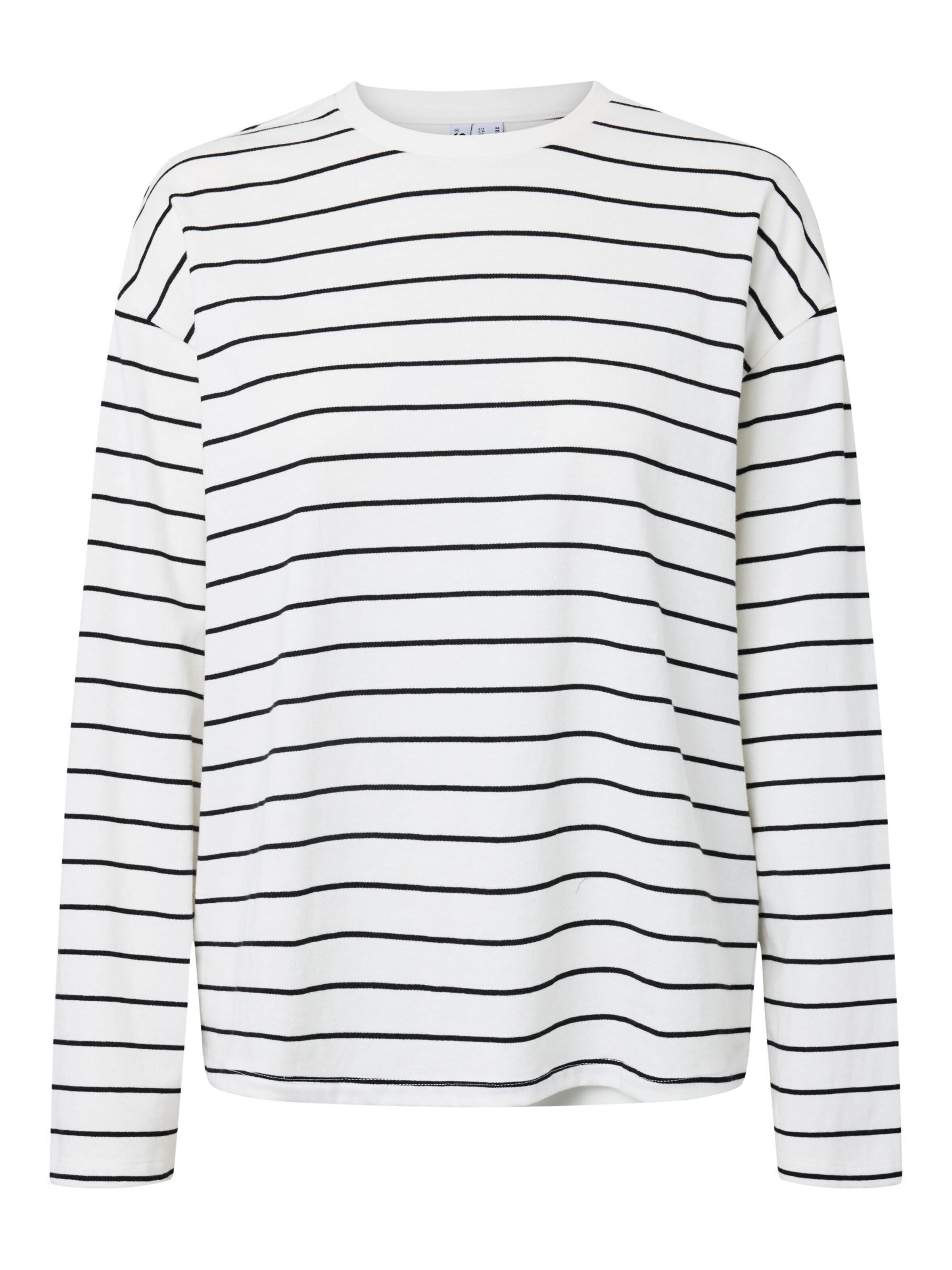 PIECES Shirts 'PCSadie' i XXS-XS i sort / hvid, Produktvisning