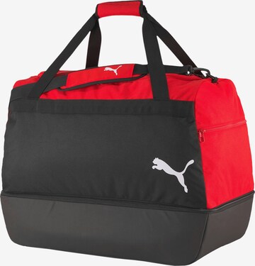 PUMA Sports Bag in Black: front