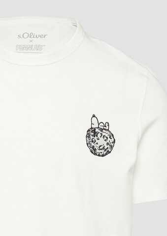 s.Oliver T-Shirt in Weiß