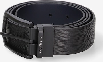 Ceinture John Richmond en noir : devant