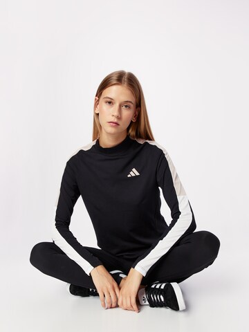 ADIDAS GOLF Функционална тениска в черно