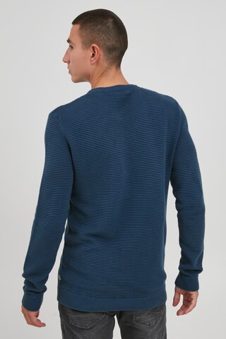 !Solid Strickpullover 'Nicholas' in Blau