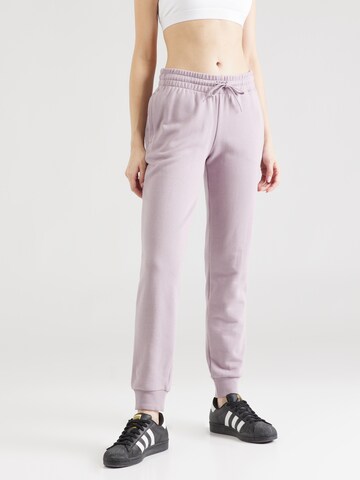 Effilé Pantalon de sport 'Essentials' ADIDAS SPORTSWEAR en rose : devant