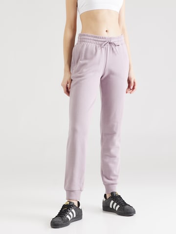 ADIDAS SPORTSWEAR Tapered Workout Pants 'Essentials' in Pink: front