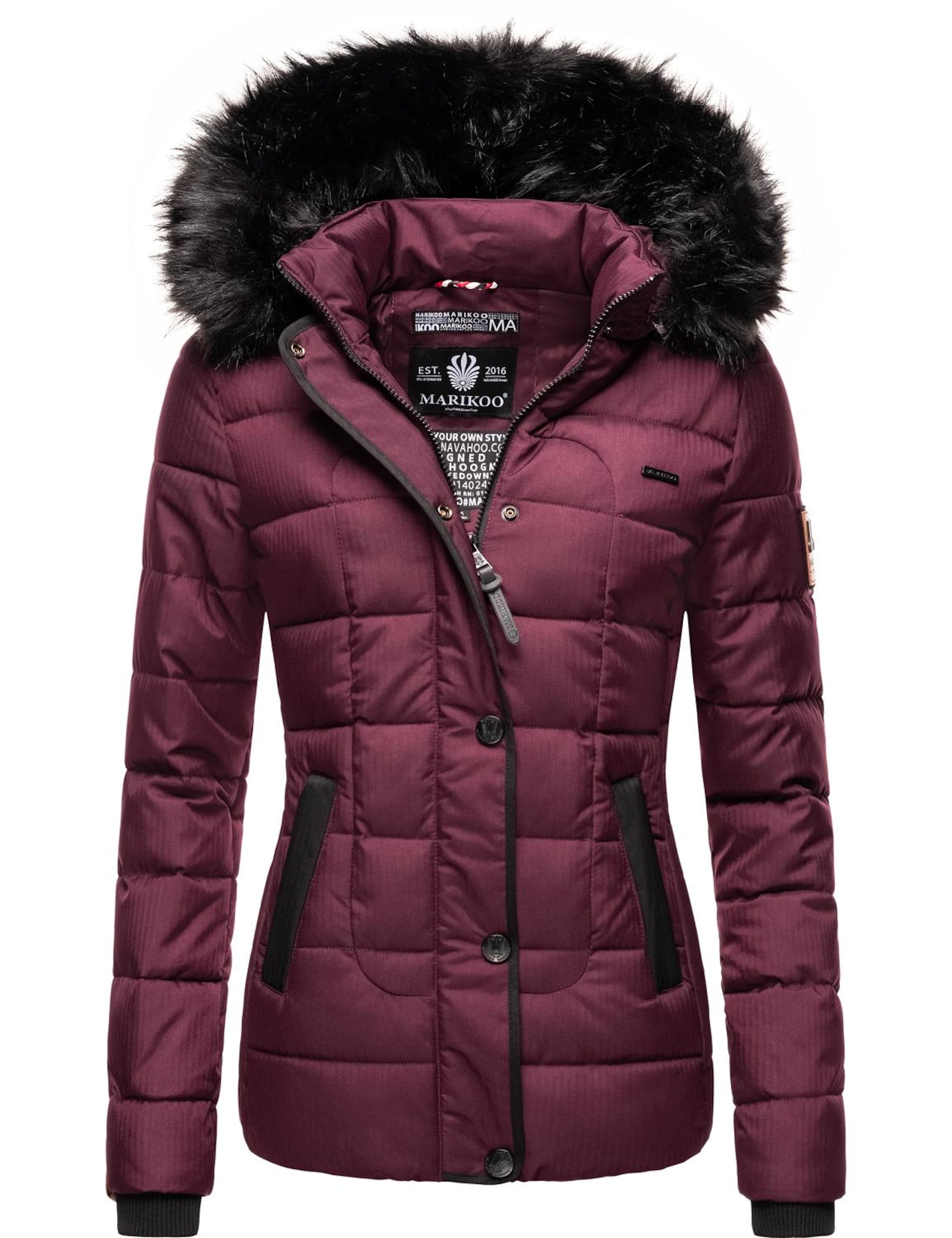Giacca invernale 'Unique' di MARIKOO in rosso: frontale