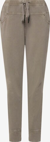 LAURASØN Tapered Pants in Beige: front