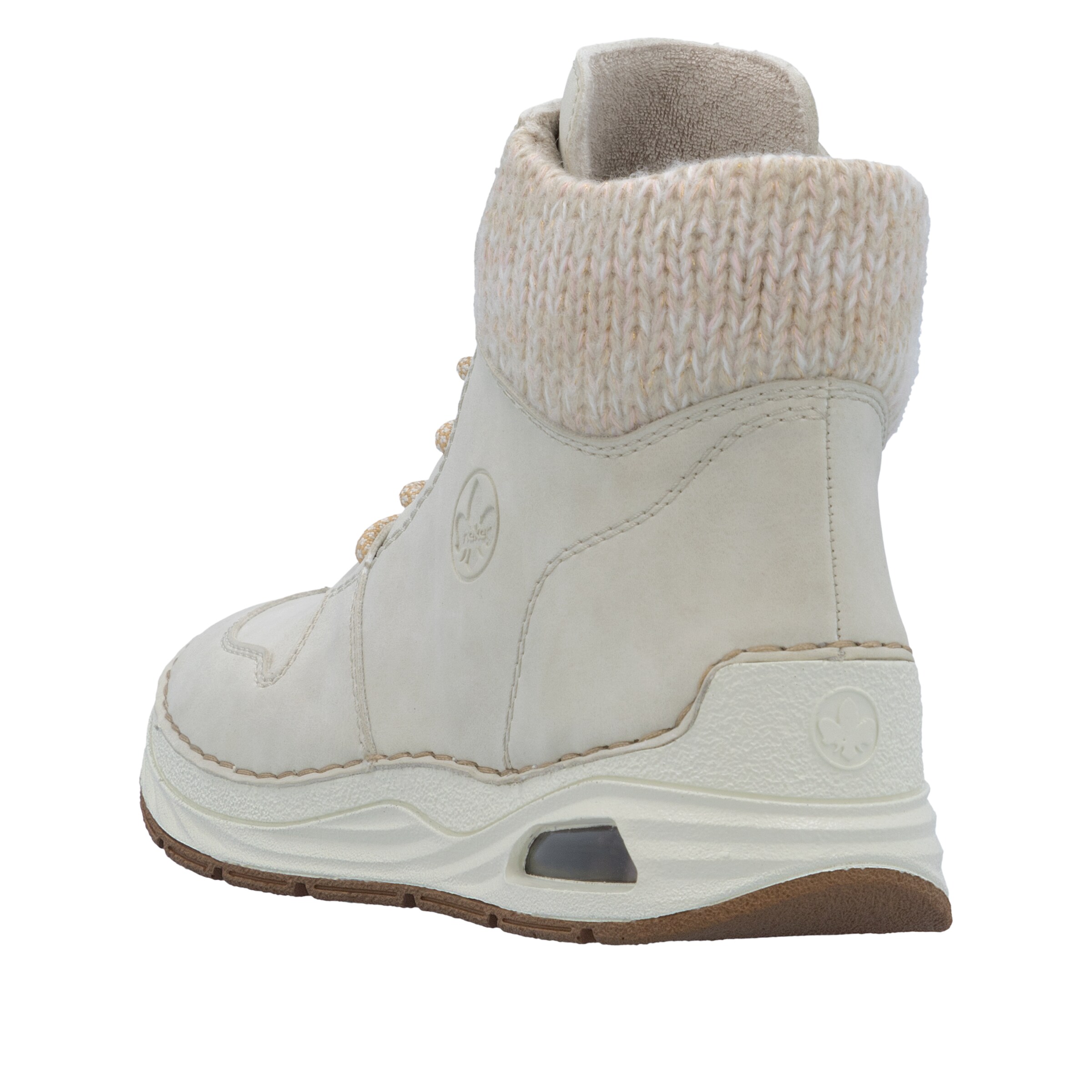 Bottes à lacets Rieker en beige