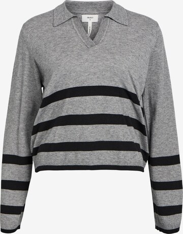 OBJECT Sweater 'THESS' in Grey: front
