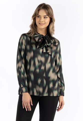 DreiMaster Klassik Blouse in Zwart: voorkant