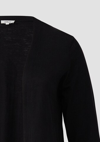 s.Oliver Knit cardigan in Black
