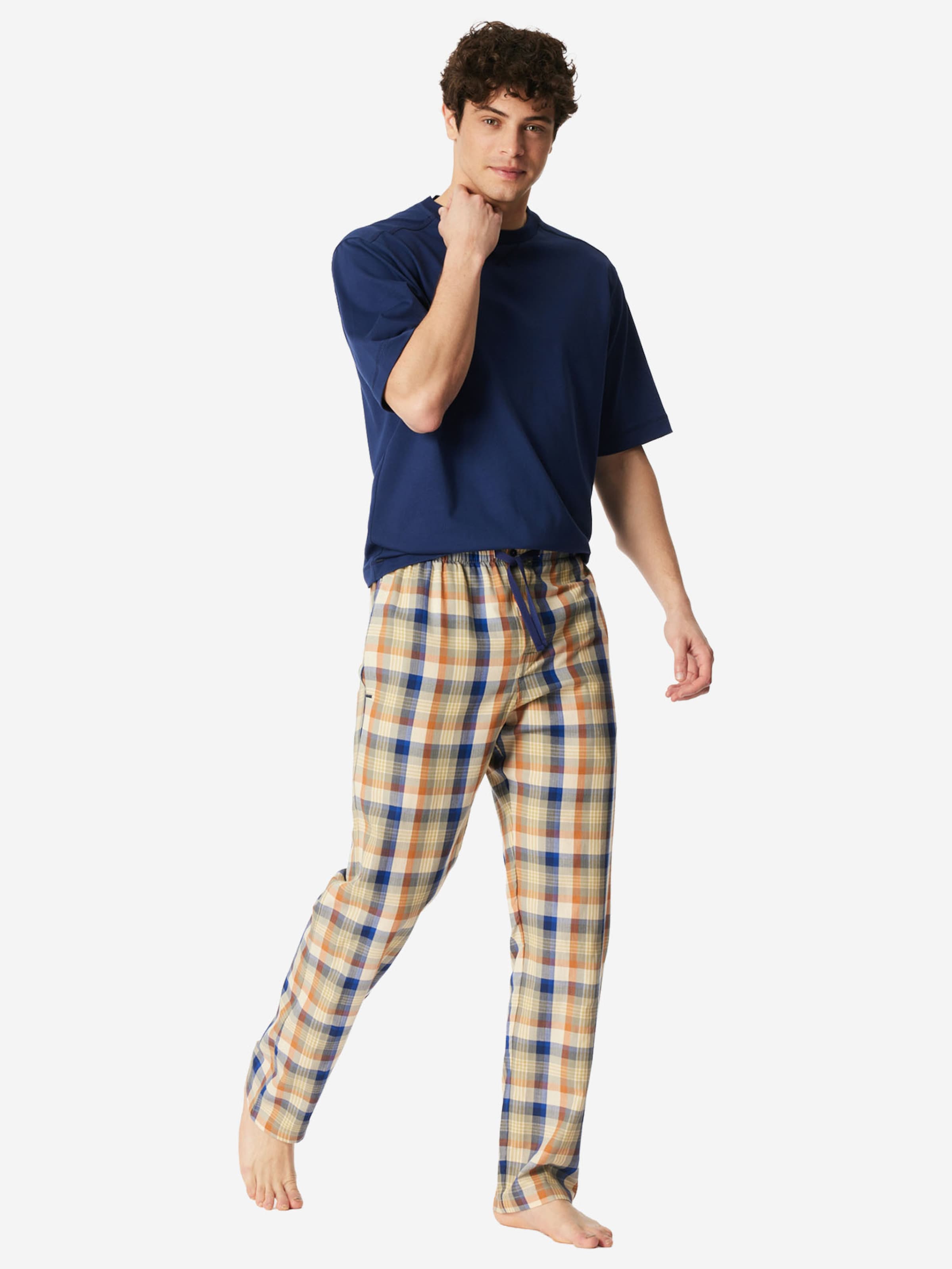 Pantalon de pyjama ' Mix Relax ' SCHIESSER en beige