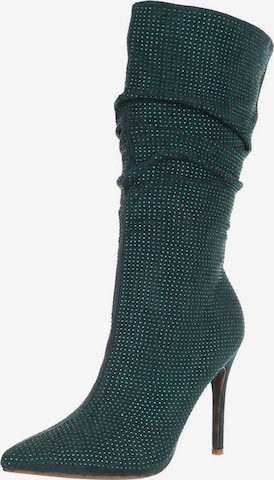 Ital-Design Boots in Green: front