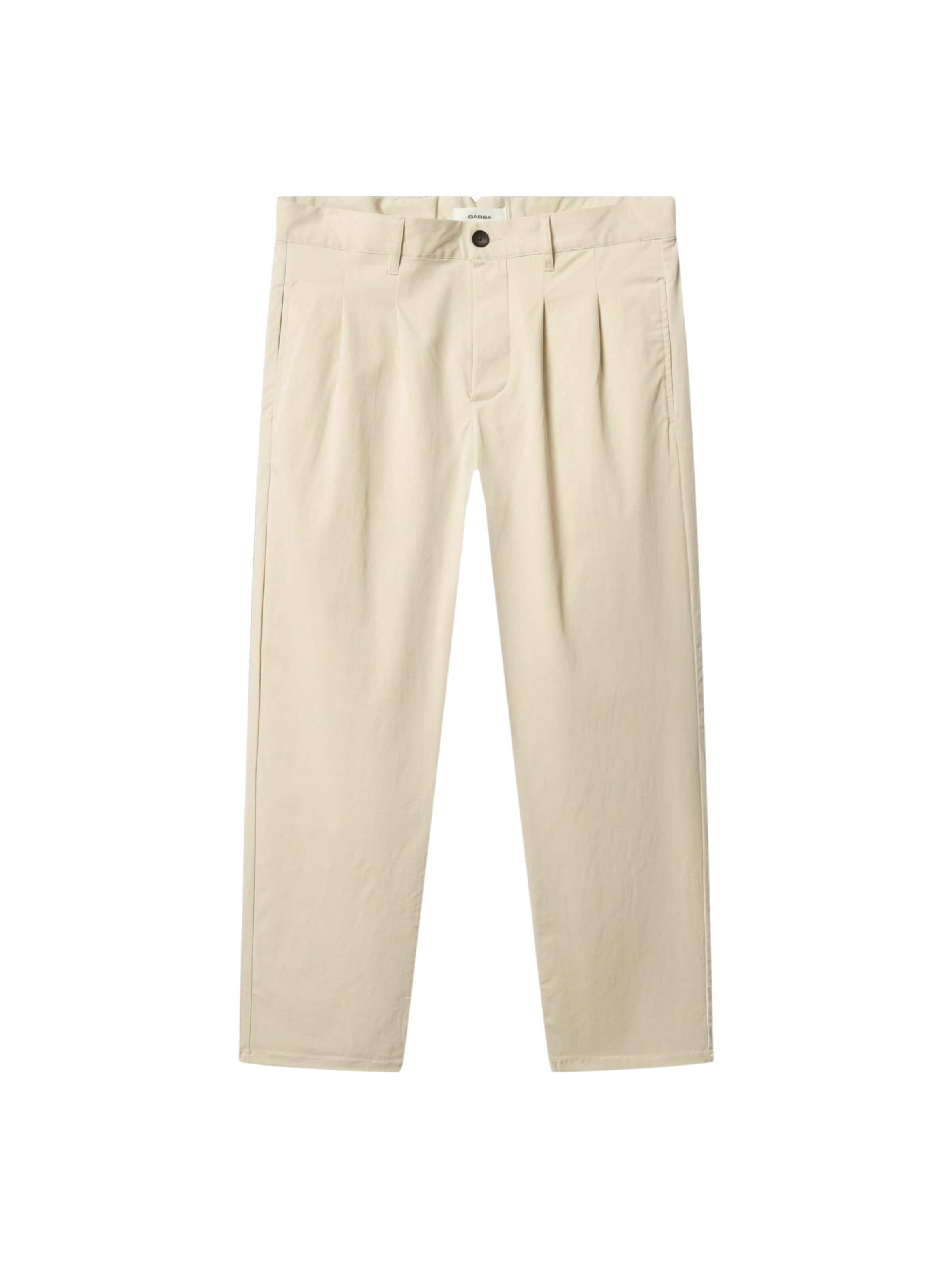 GABBA Regular Broek ' GABfirenze ' in Beige: voorkant