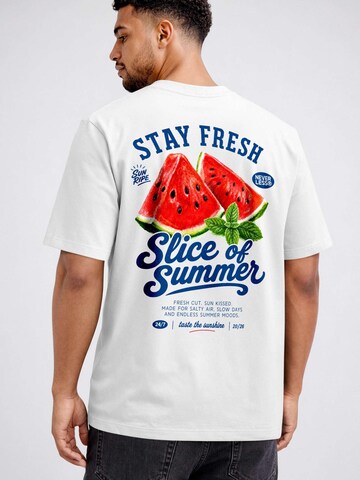 Neverless Shirt 'Watermelon'‌ in Weiß