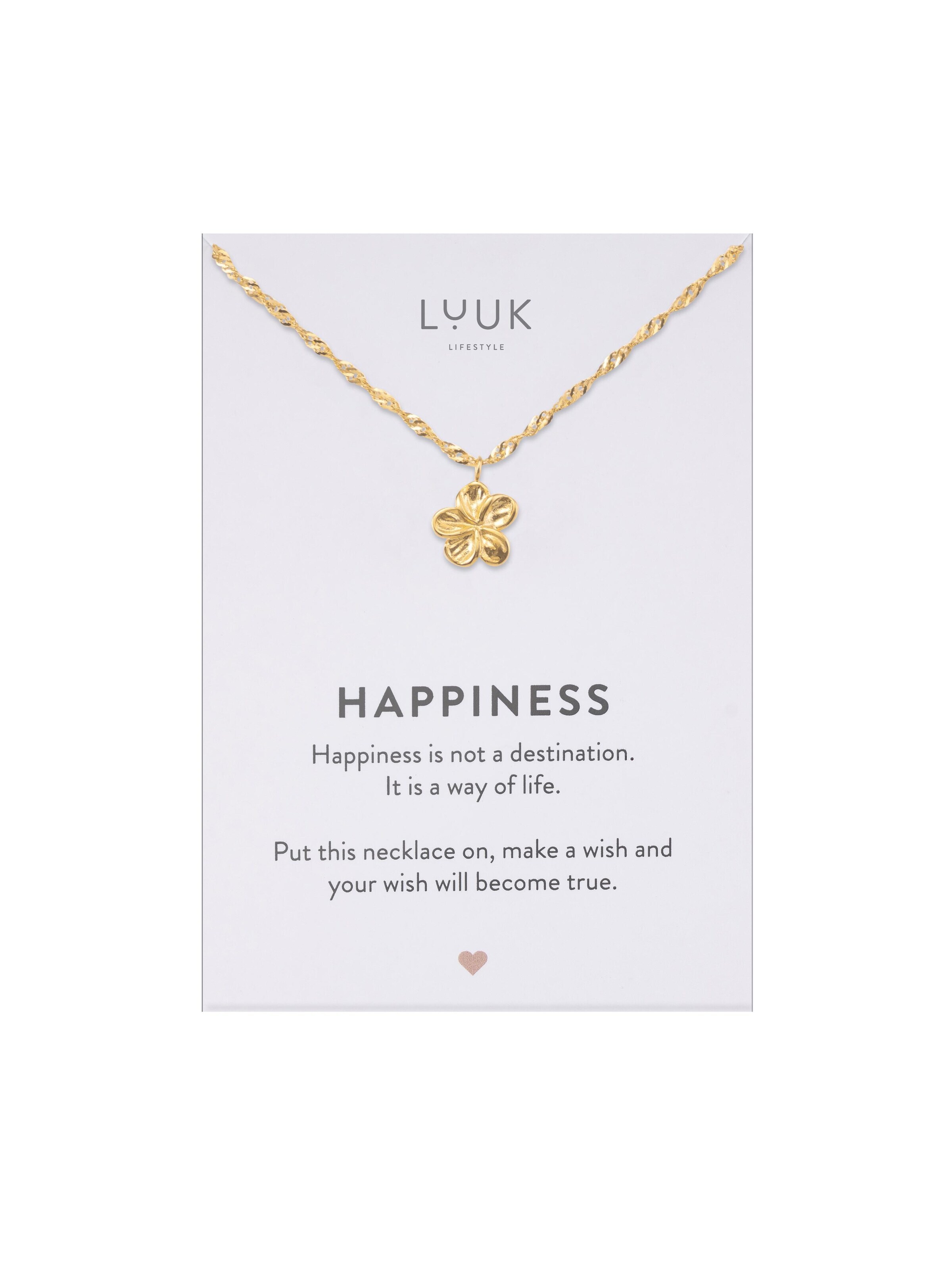 LUUK LIFESTYLE Necklace in Gold