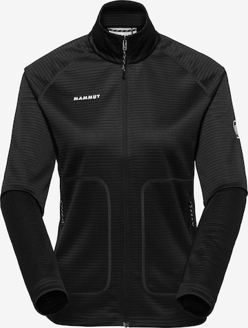 MAMMUT Jacke ‘Crag’ in Schwarz: Vorderseite