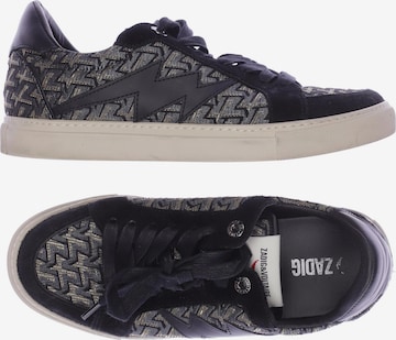 Zadig & Voltaire Sneaker 38 in Schwarz: predná strana