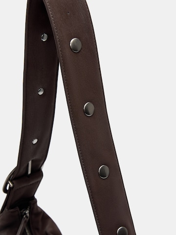 Pull&Bear Taška přes rameno – hnědá