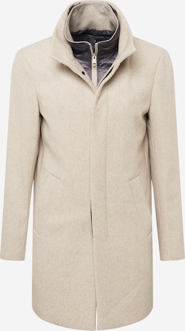 Matinique Between-Seasons Coat 'Harvey' in Beige: front