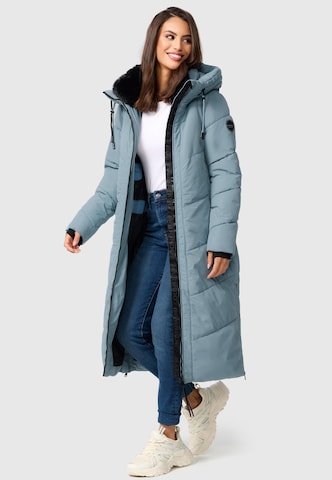MARIKOO Χειμερινό παλτό 'Nadaree XVI' σε μπλε