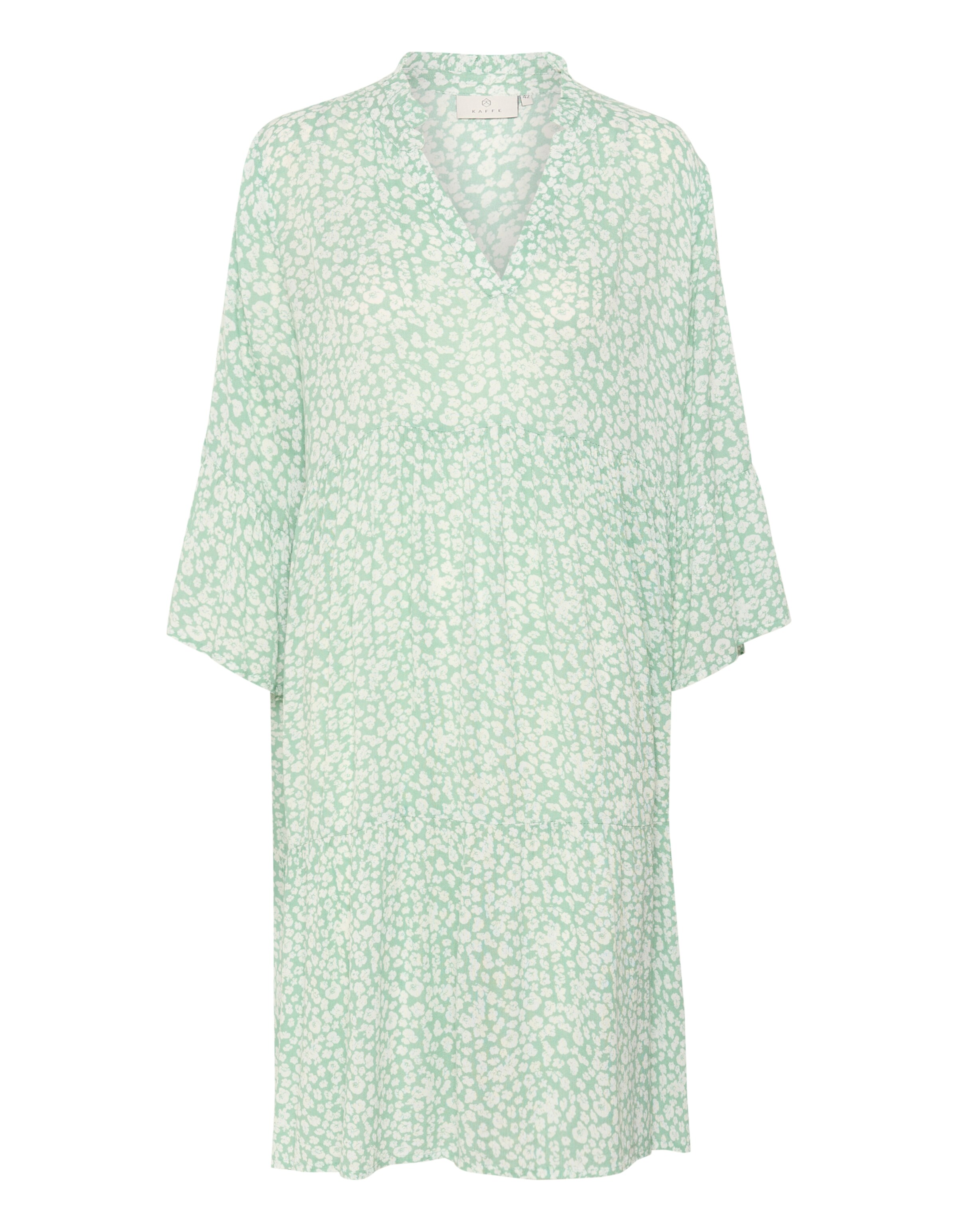 Kaffe Jurk 'Hera' in Groen: voorkant