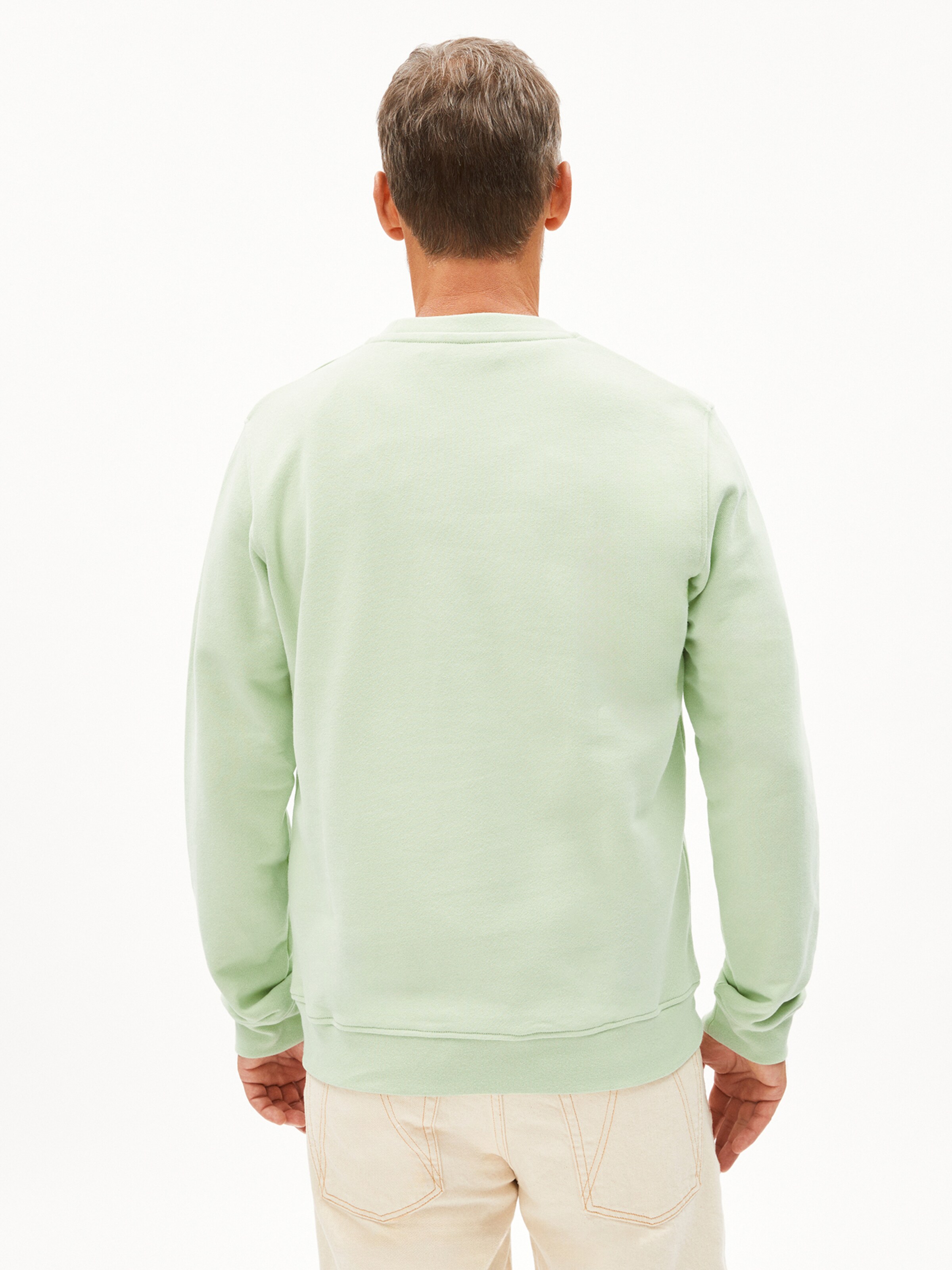 ARMEDANGELS Sweatshirt in Green: front