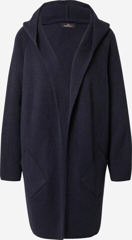 Zwillingsherz Knit Cardigan 'Annabell' in Blue: front
