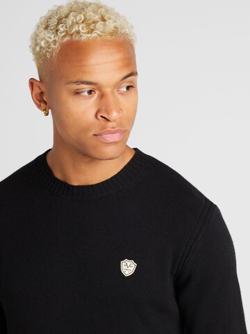Pull-over 'Paolo' 19V69 ITALIA en noir