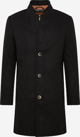 TOM TAILOR DENIM Regular fit Between-Seasons Coat in Black: front