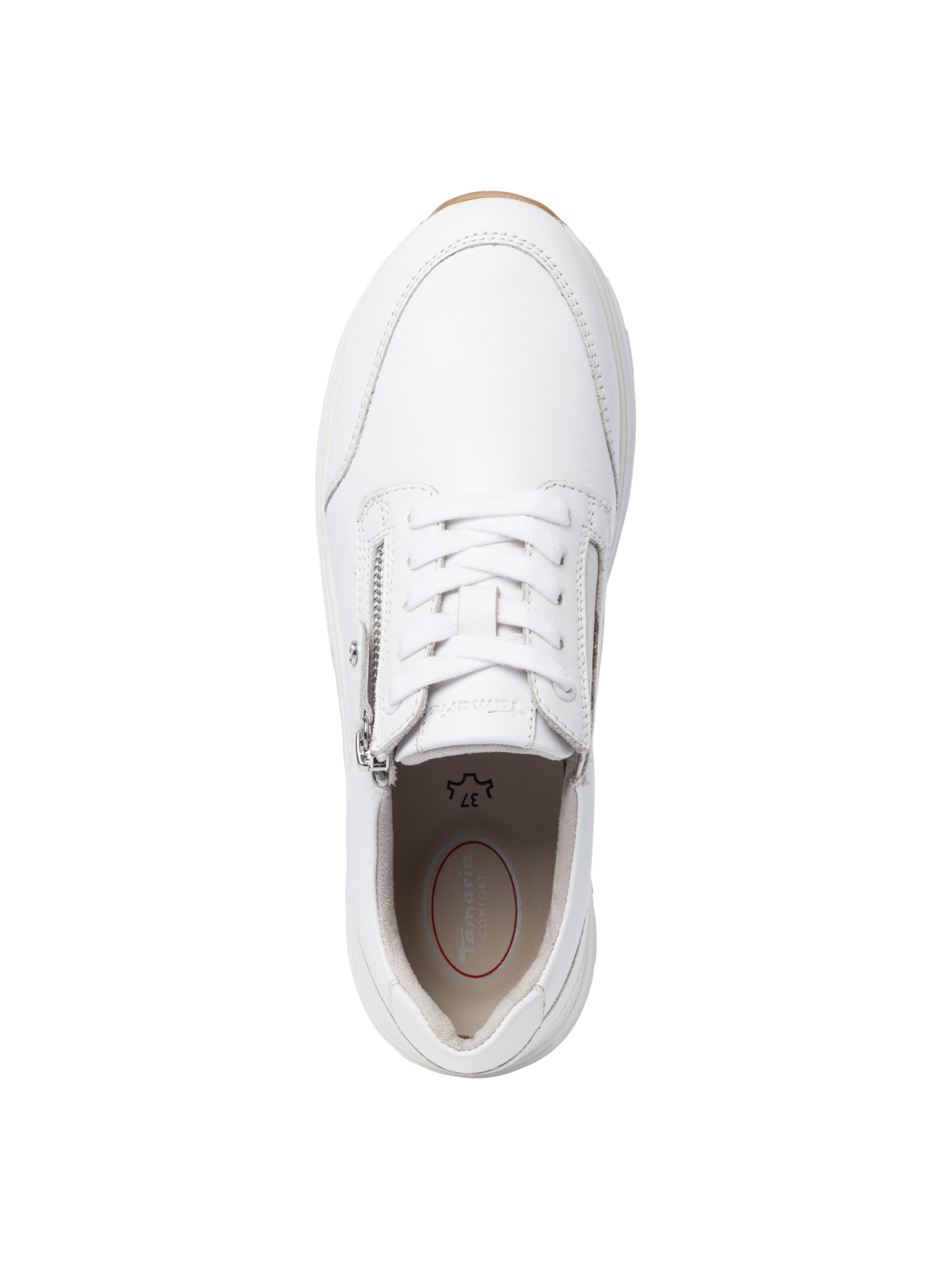 Tamaris Platform trainers in White