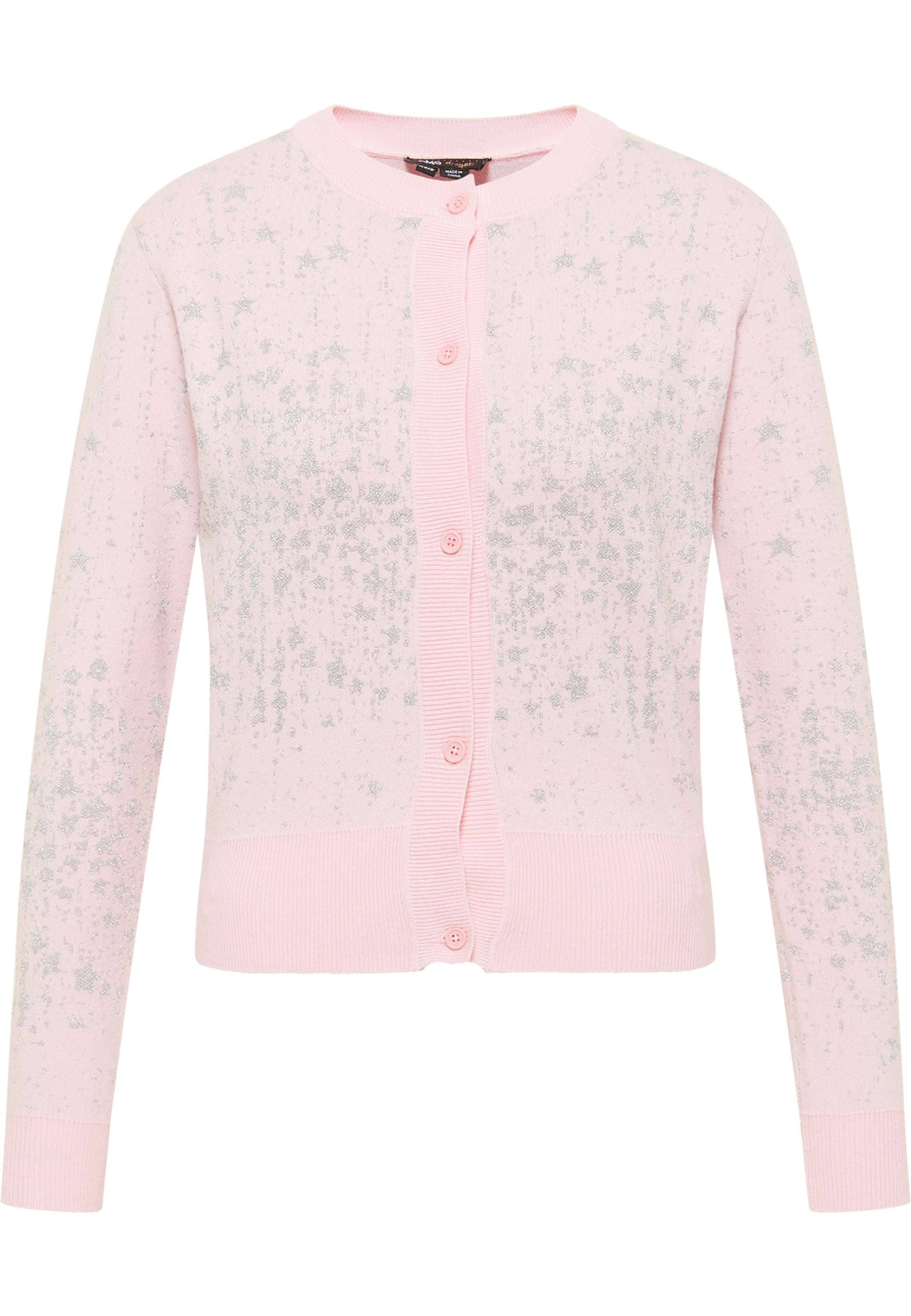 myMo at night Strickjacke in Pink: Vorderseite