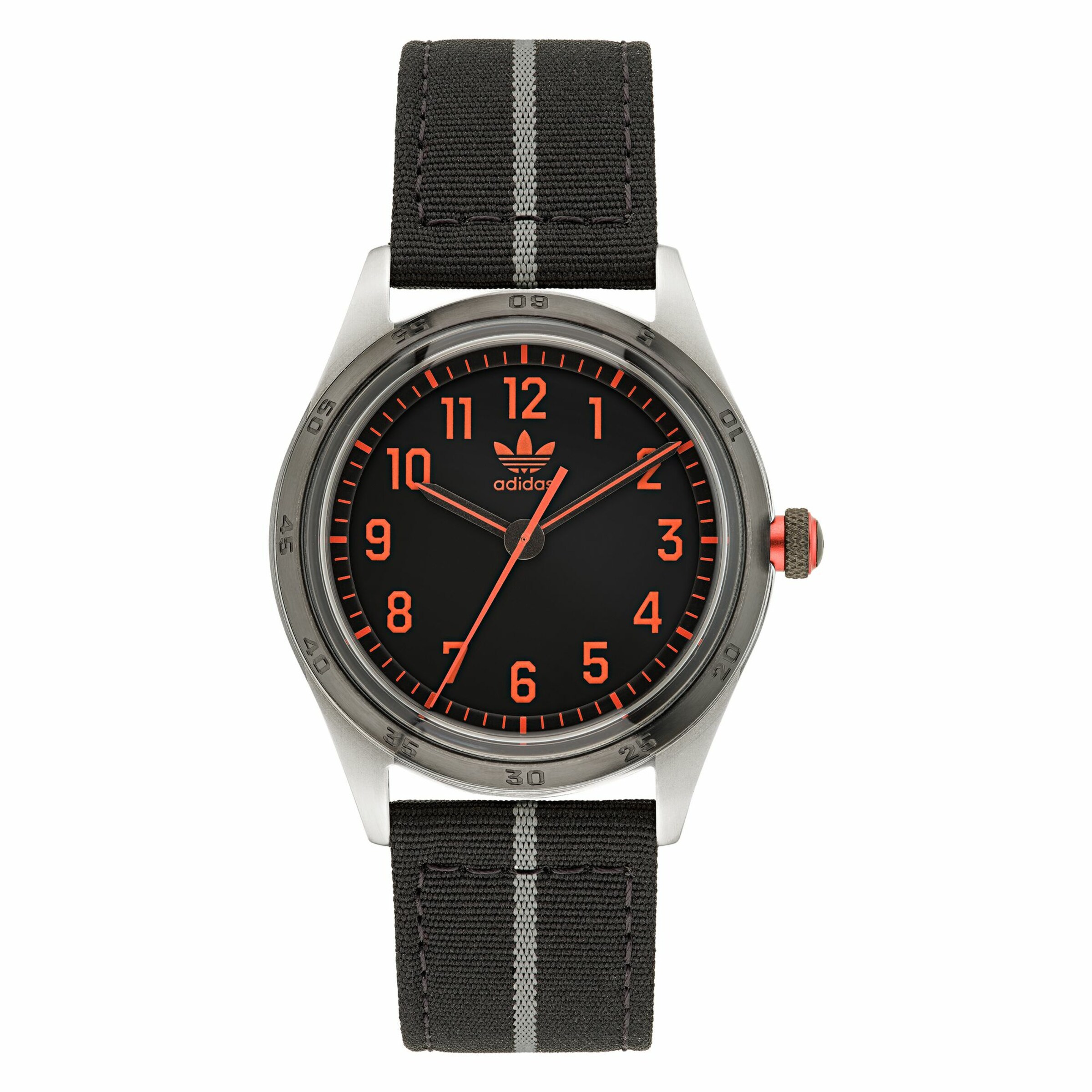 ADIDAS ORIGINALS Analoog horloge in Zwart: voorkant