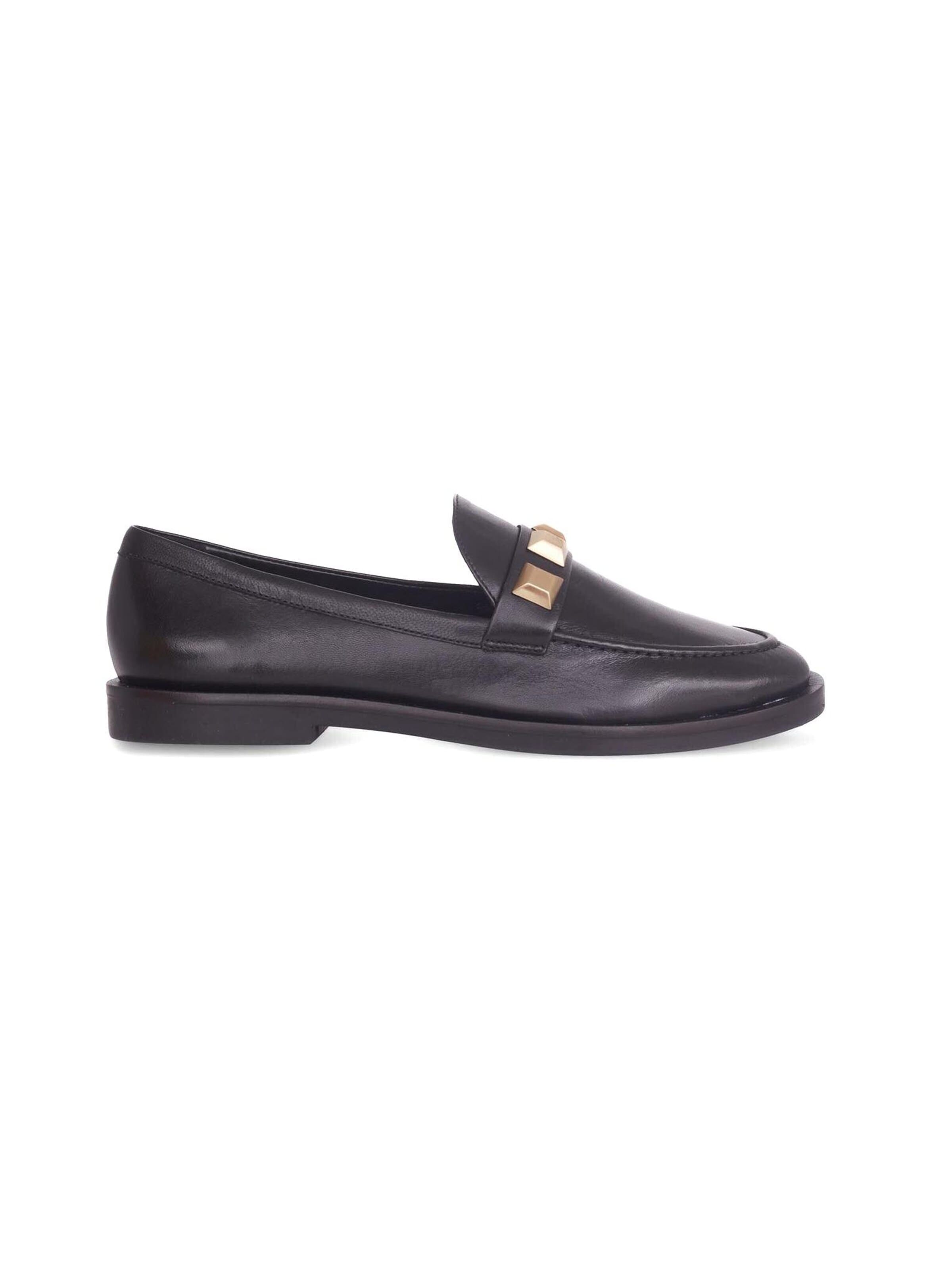Slipper di Mangara Atelier in nero: frontale