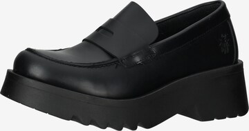 FLY LONDON Classic Flats in Black: front