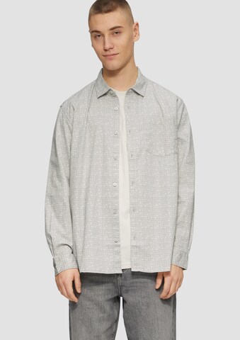 QS Regular fit Overhemd in Beige: voorkant