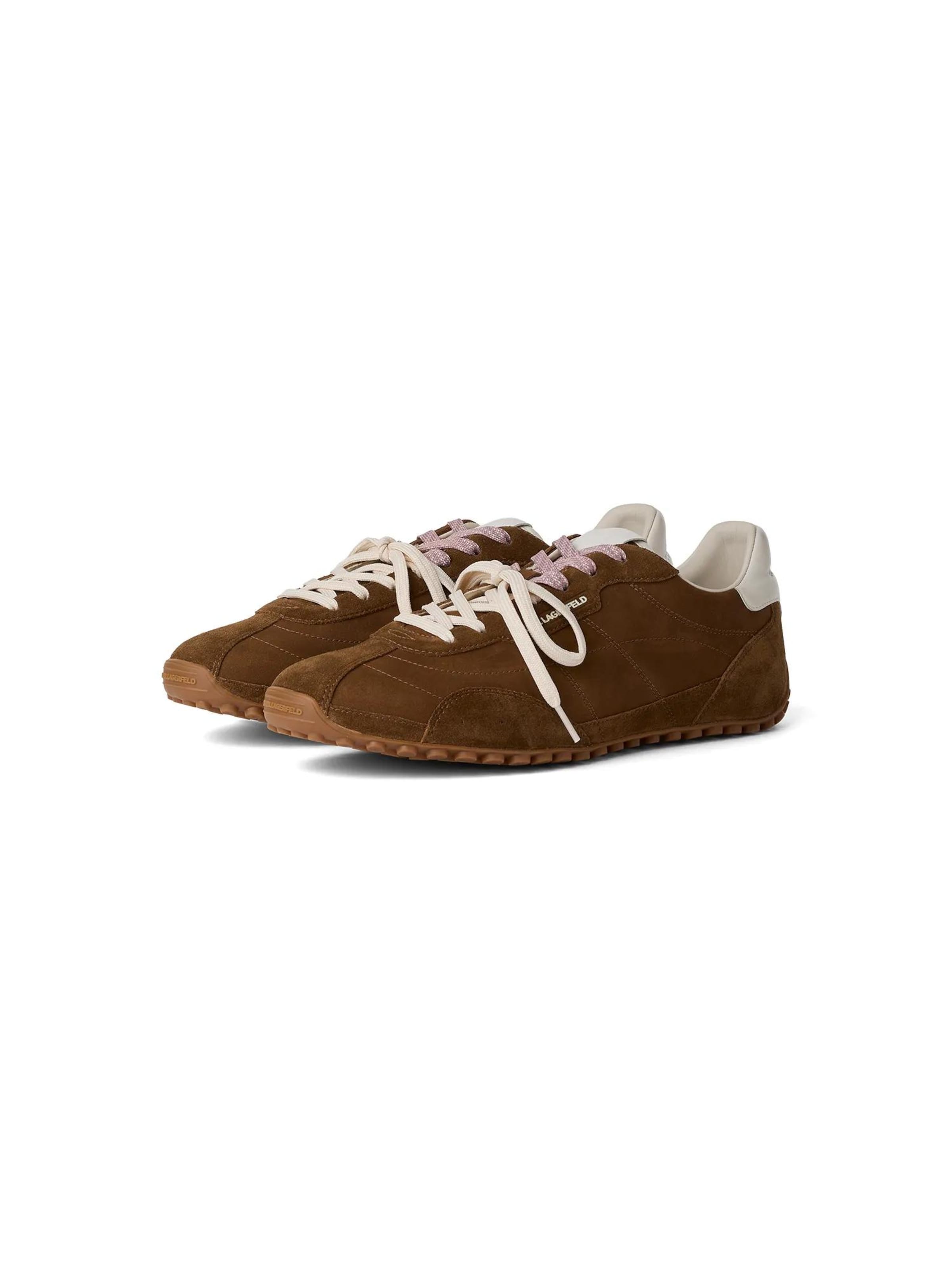 Sneaker low 'Astra' de la Karl Lagerfeld pe maro