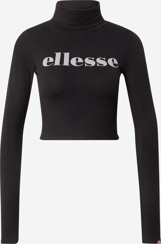 ELLESSE Shirt 'Volitans' in Zwart: voorkant