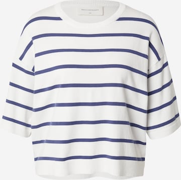 balta MSCH COPENHAGEN Megztinis 'Geanine Rachelle': priekis