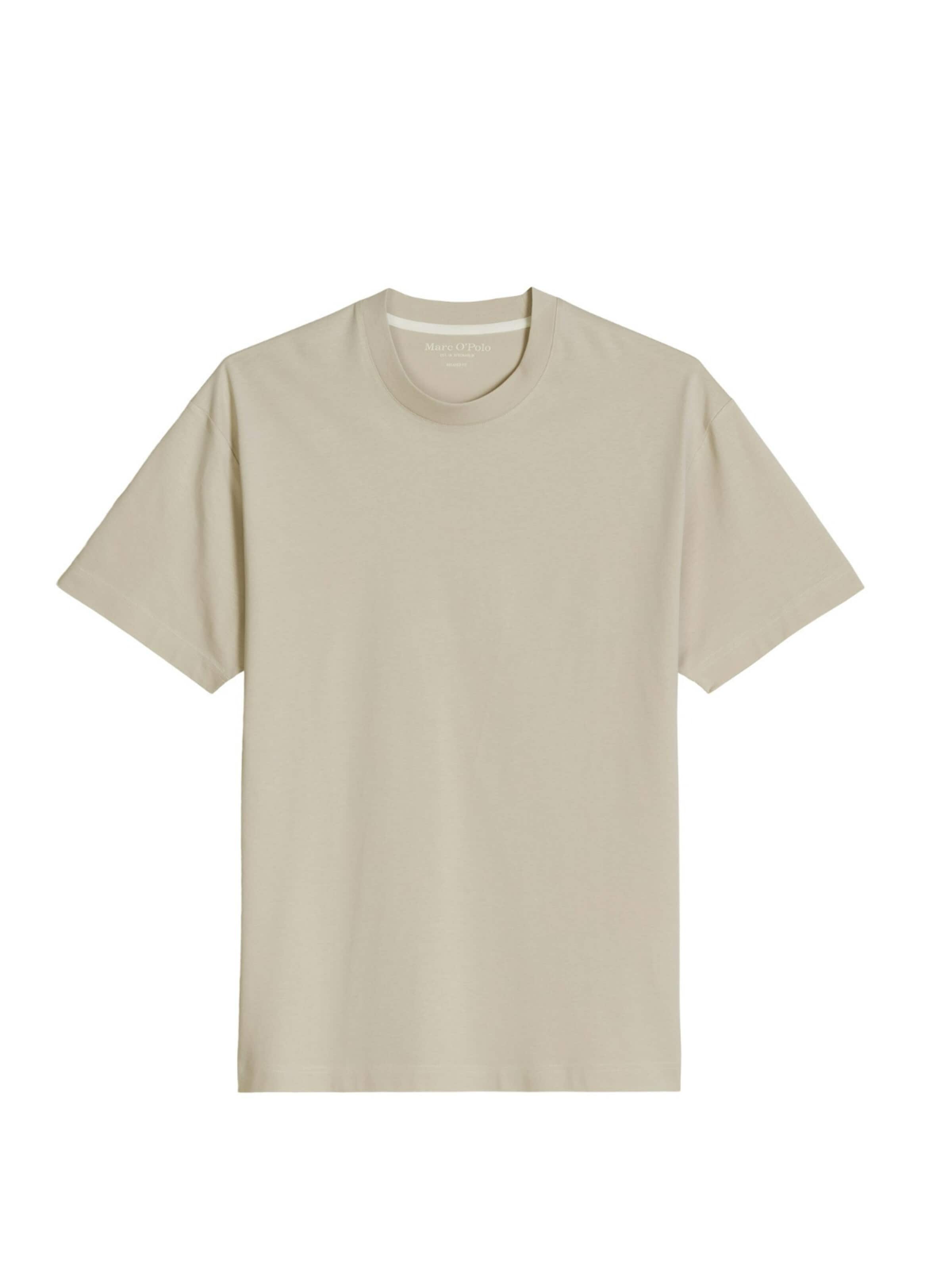 T-Shirt 'marc o'polo - Heren t-shirt' Marc O'Polo en beige : devant