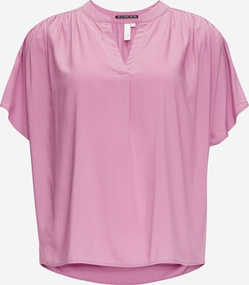 QS Blouse in Purple: front
