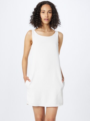 Calvin Klein فستان بلون أبيض: الأمام