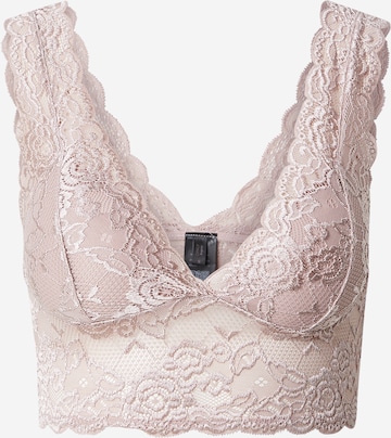 ONLY Kolmio Rintaliivi 'ONLCHLOE' värissä vaaleanpunainen: etupuoli